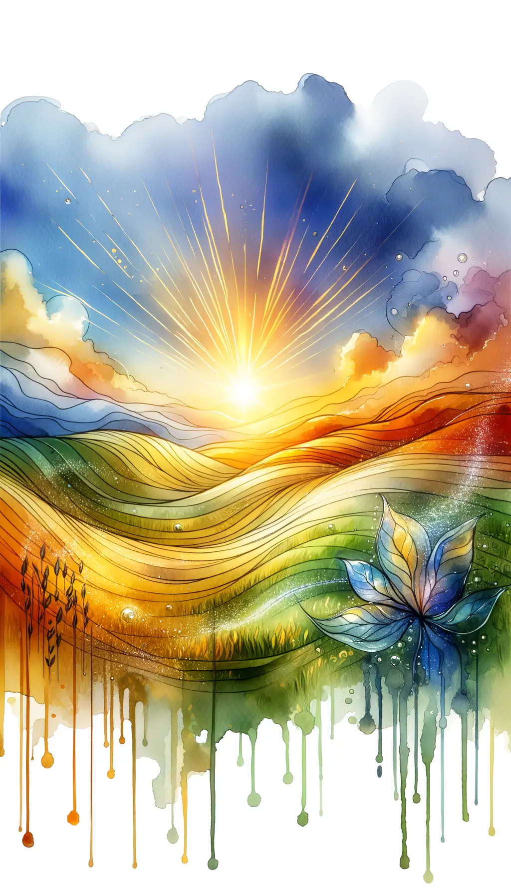 Golden Radiance: Echoes of Nature's Serenade