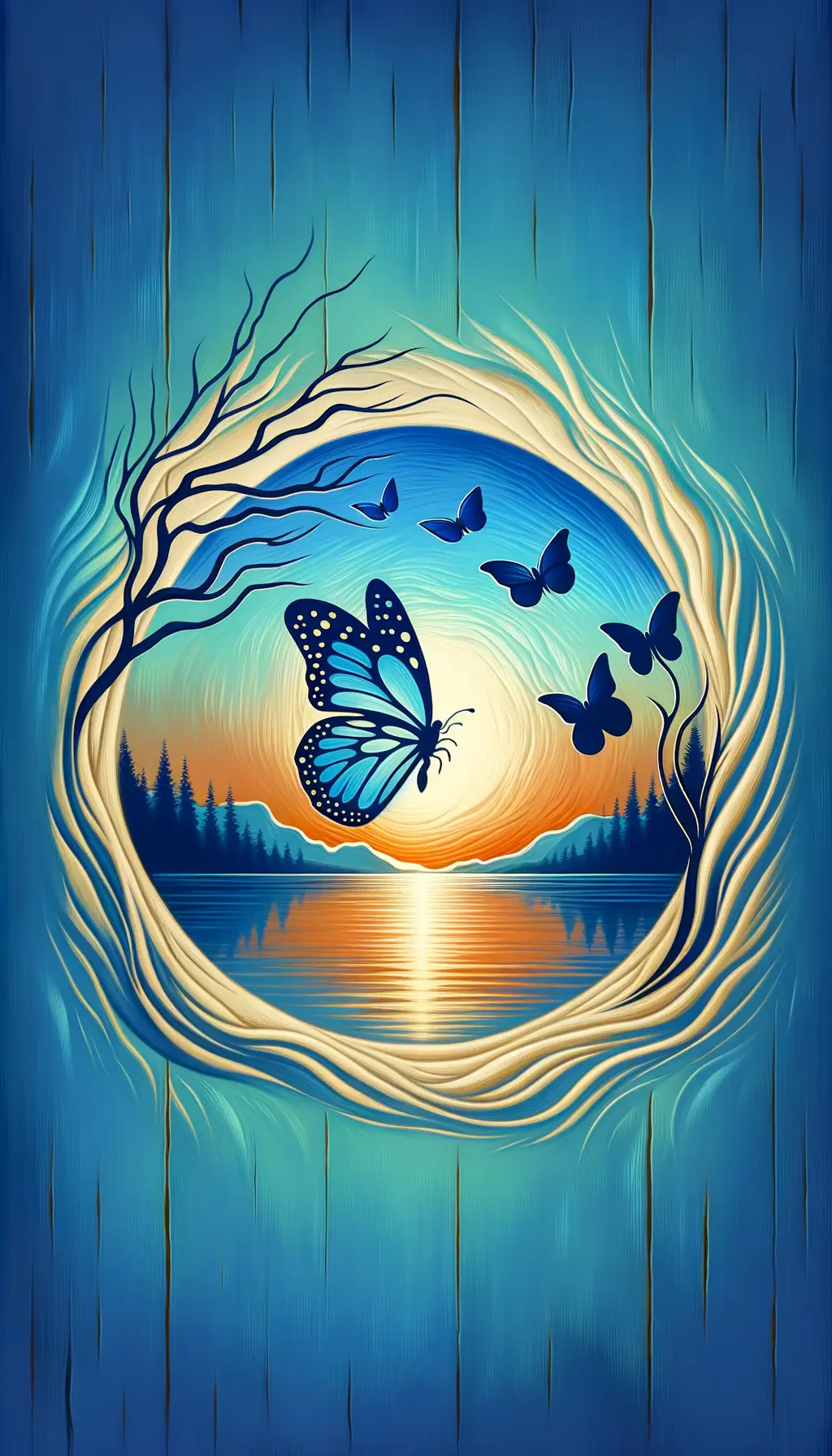 Metamorphosis of Tranquil Shadows: Serenity Unfolding in Dusk