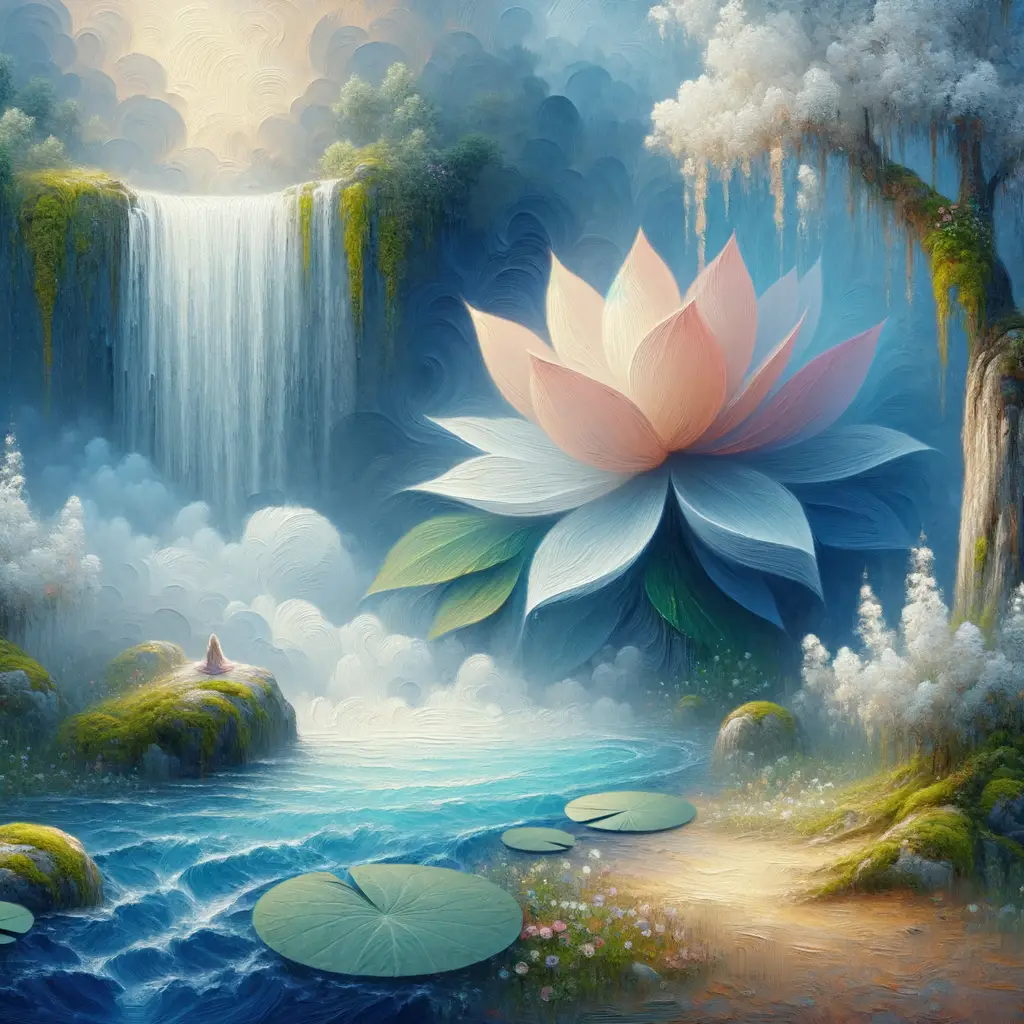 Flourish of Tranquil Depths
