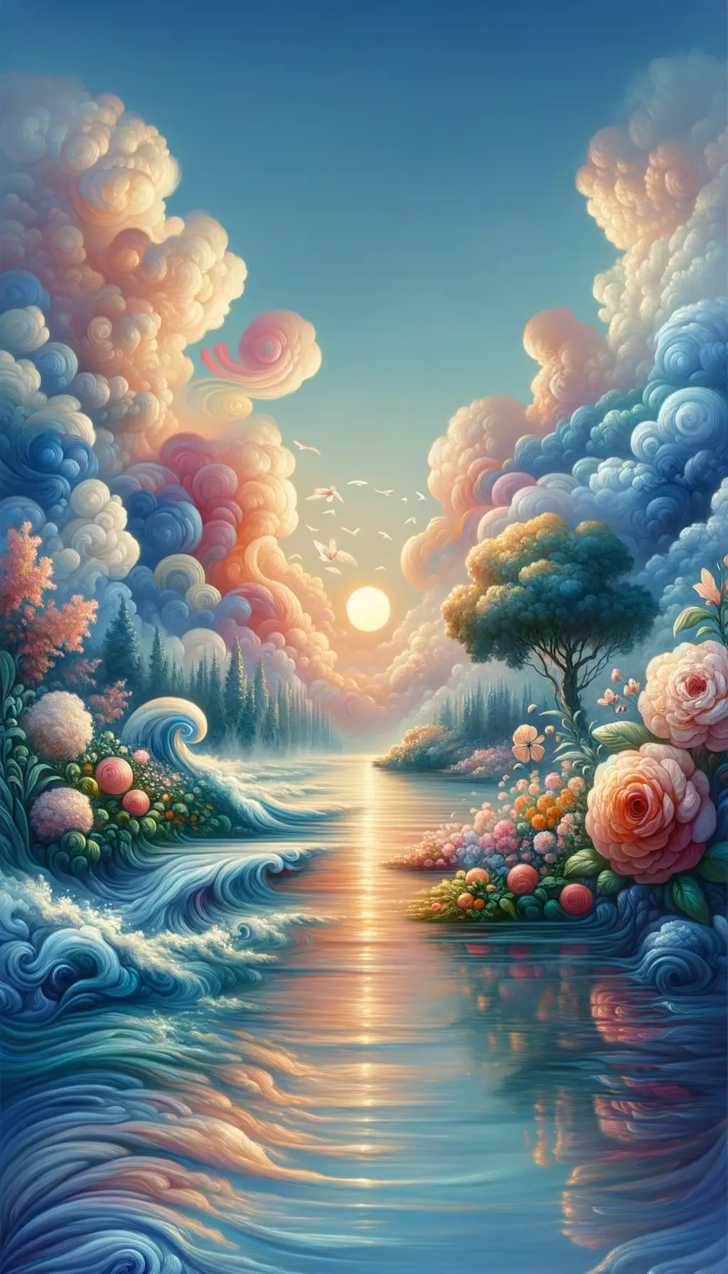 Whispers of the Heart: Blooms of Serenity