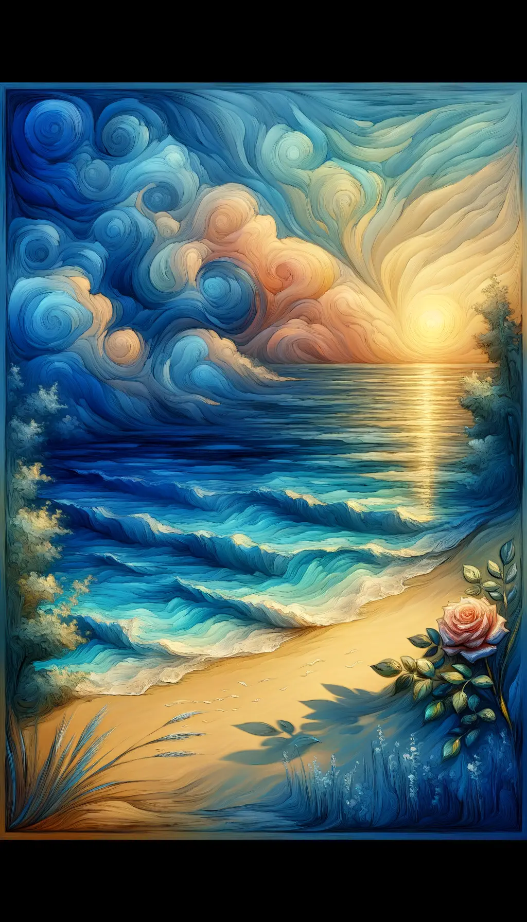 Murmurs of Transcendence: Oceans, Breeze, Blooms