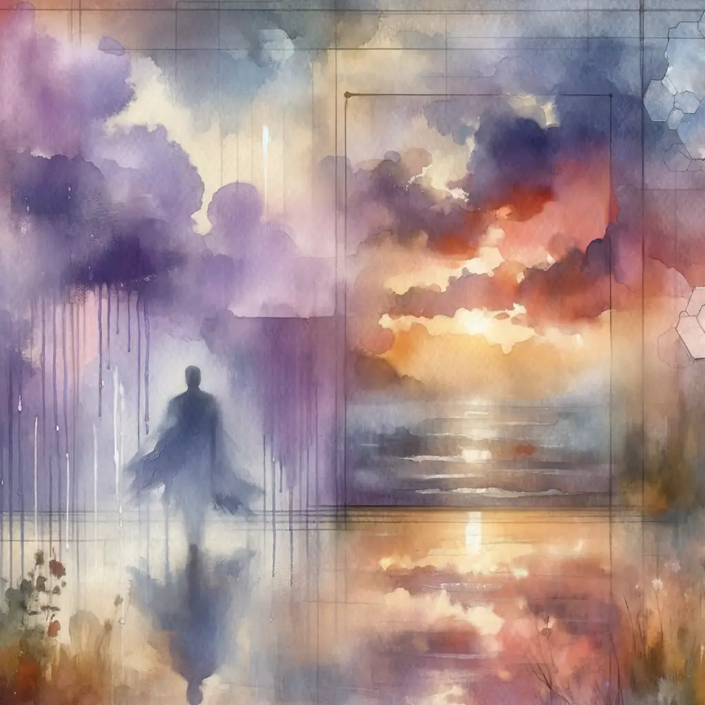 Serenity's Release: Lavender Rain of Renewal
