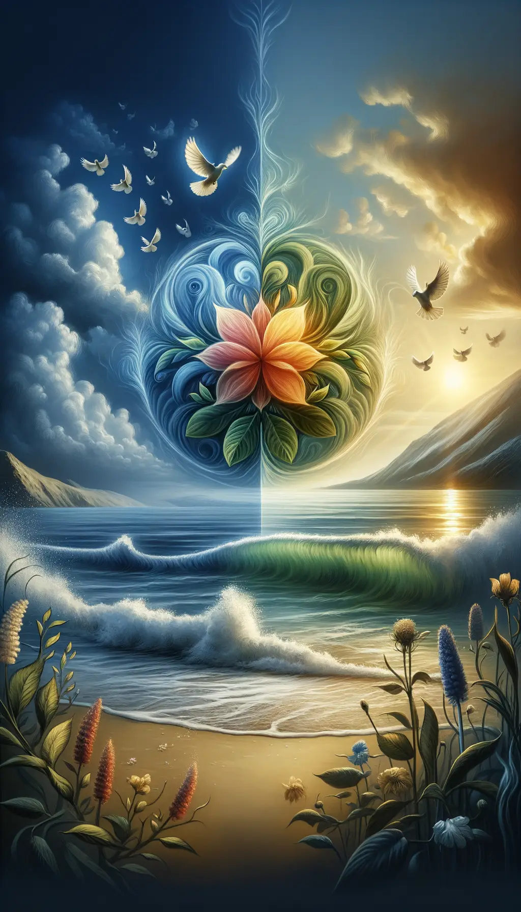 Echoes of Renewal: A Symphony of Healing Blooms