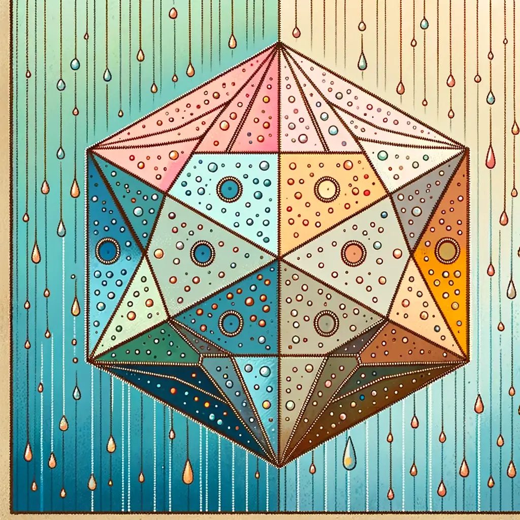 Whispers of Self: Emotions in Pastels, Dot Painting Symphony