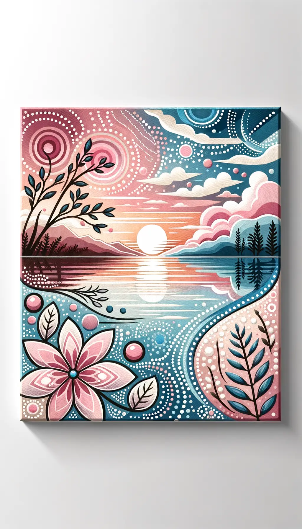 Whispers of Resilience: Sunset Blooms of Healing