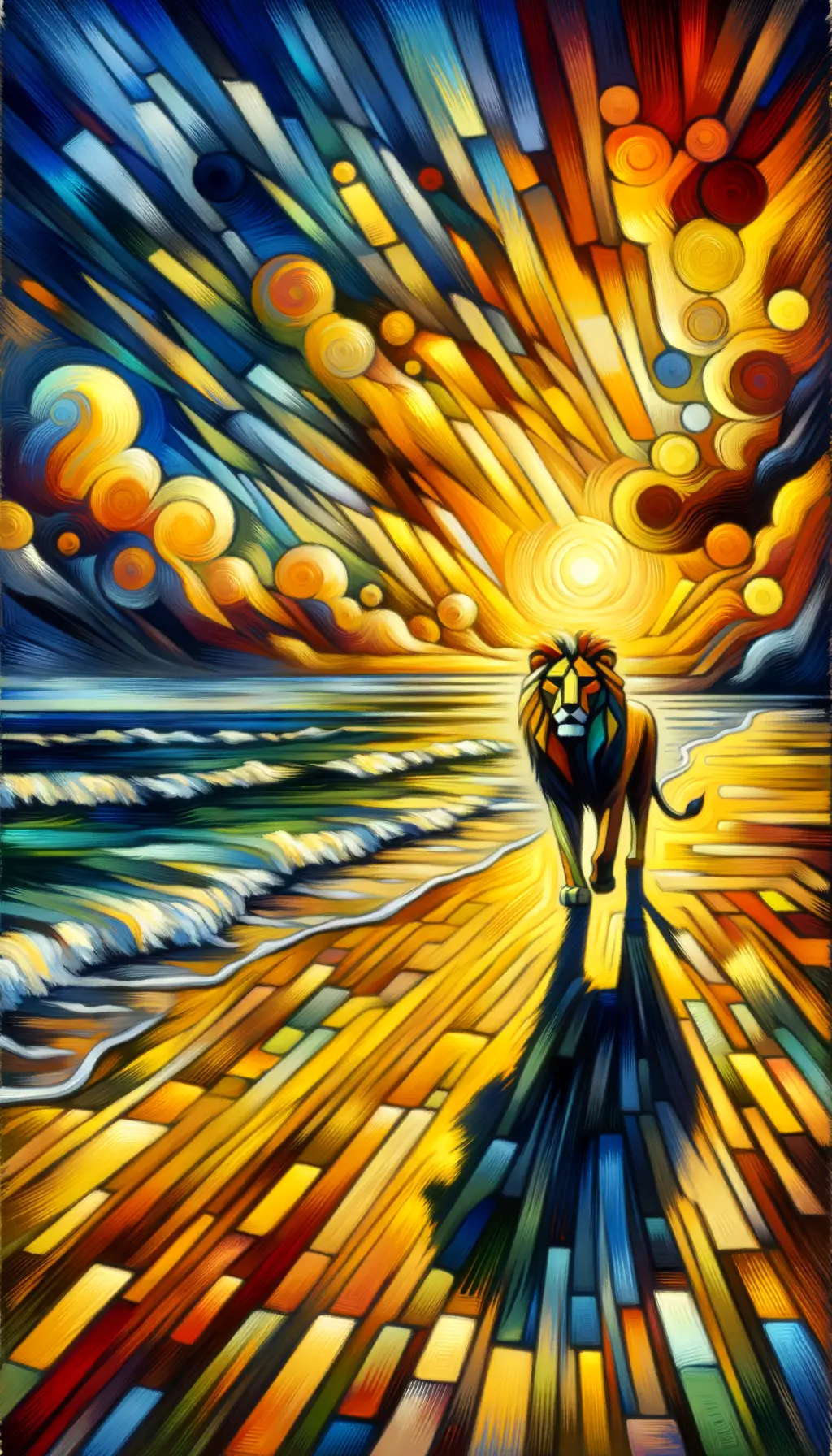 Golden Sands of Resilience: Strength Awakens at Dawn