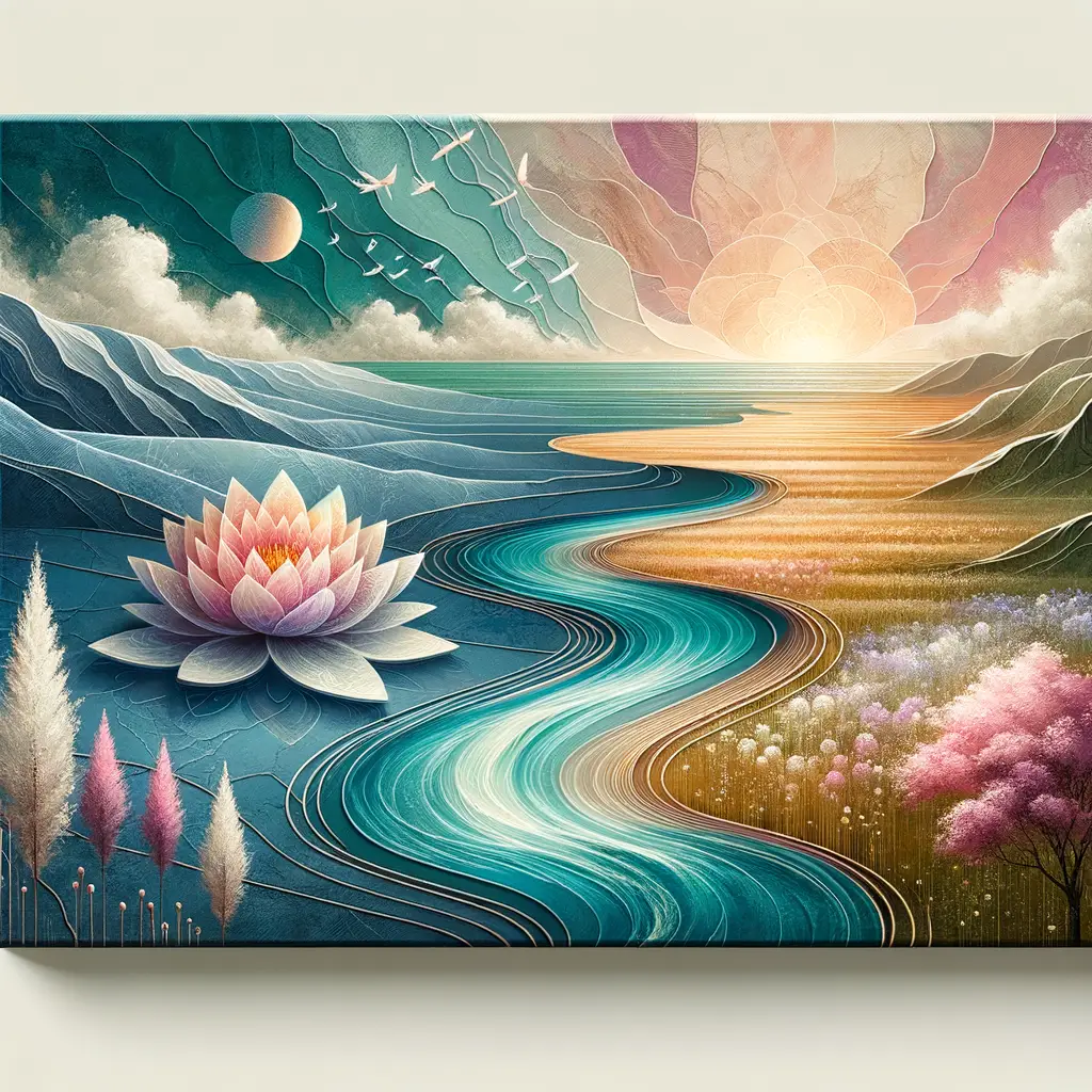 Tranquil Reverie: Blooms of Inner Stillness