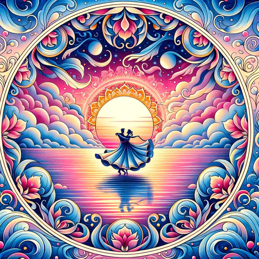 Soulful Waltz: Whispers of Sunset and Ocean Elixir