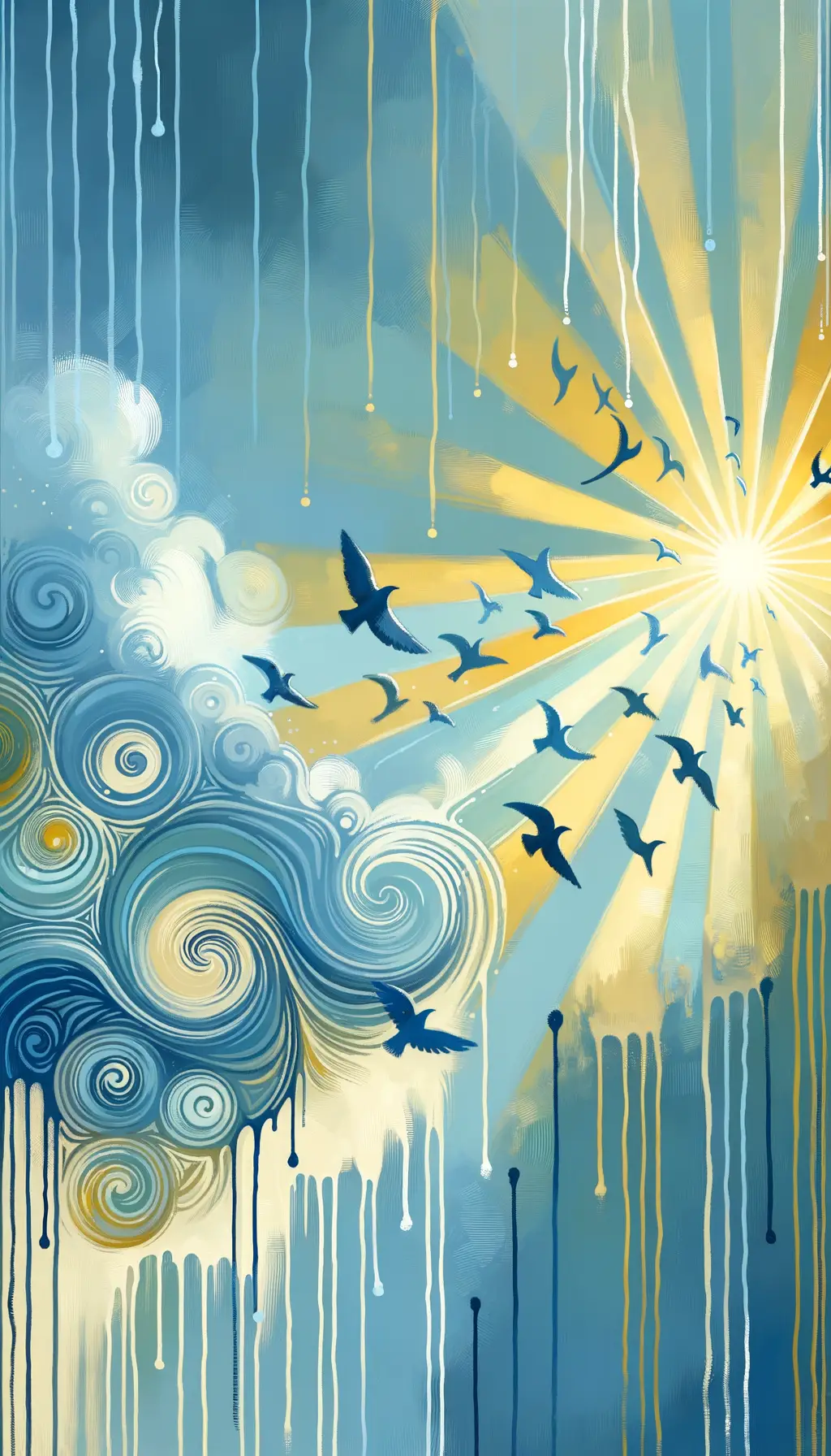 Whispers of Flight: Sunlit Emotions