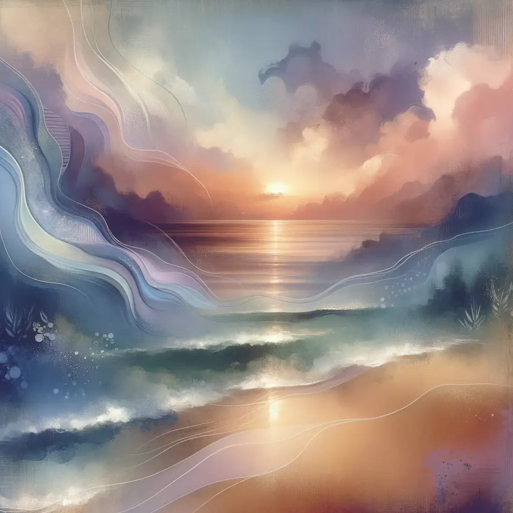 Whispers of Tranquil Tide: A Harmonious Sundown Symphony