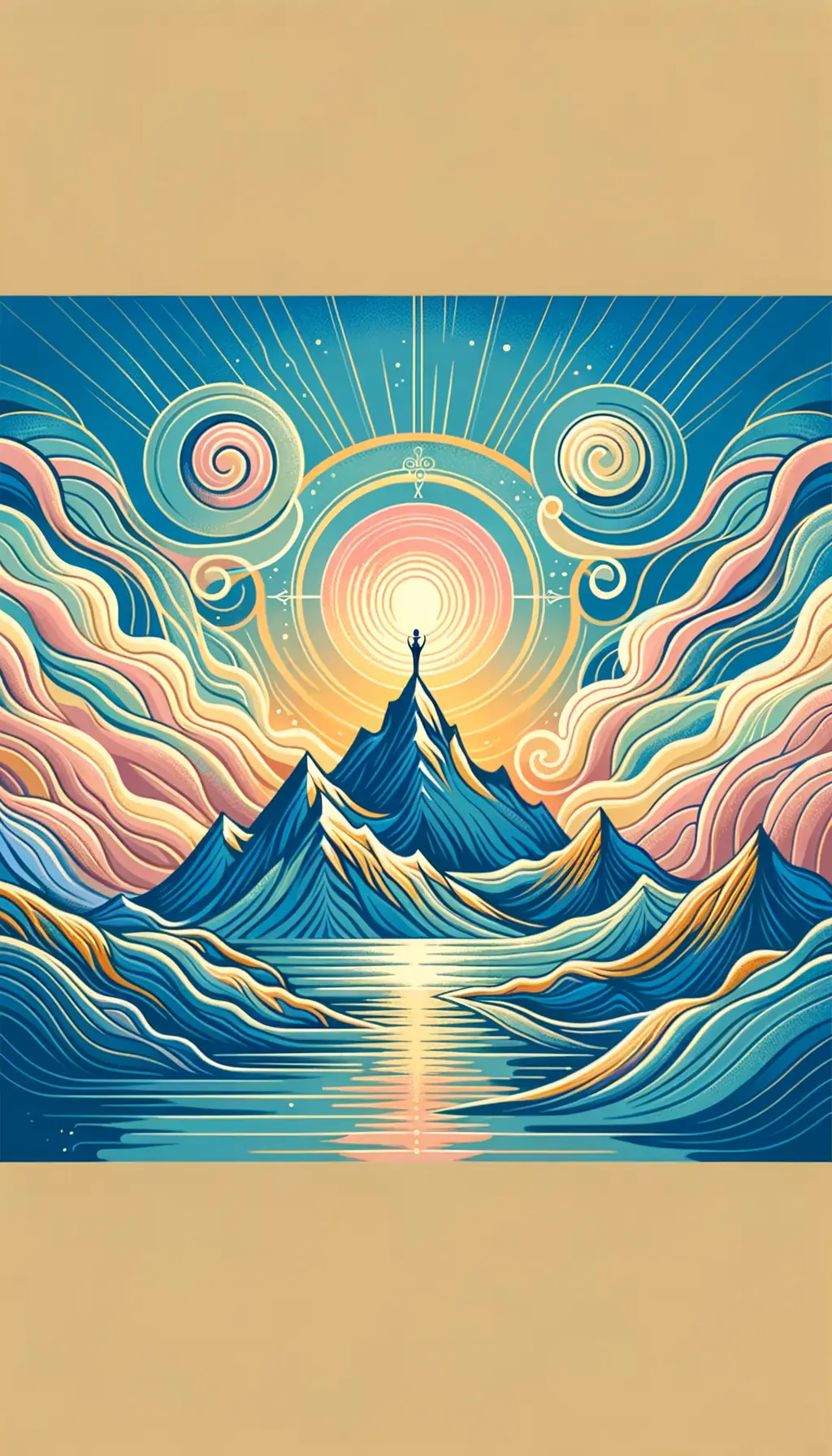 Dawn's Embrace: A Tapestry of Strength and Serenity