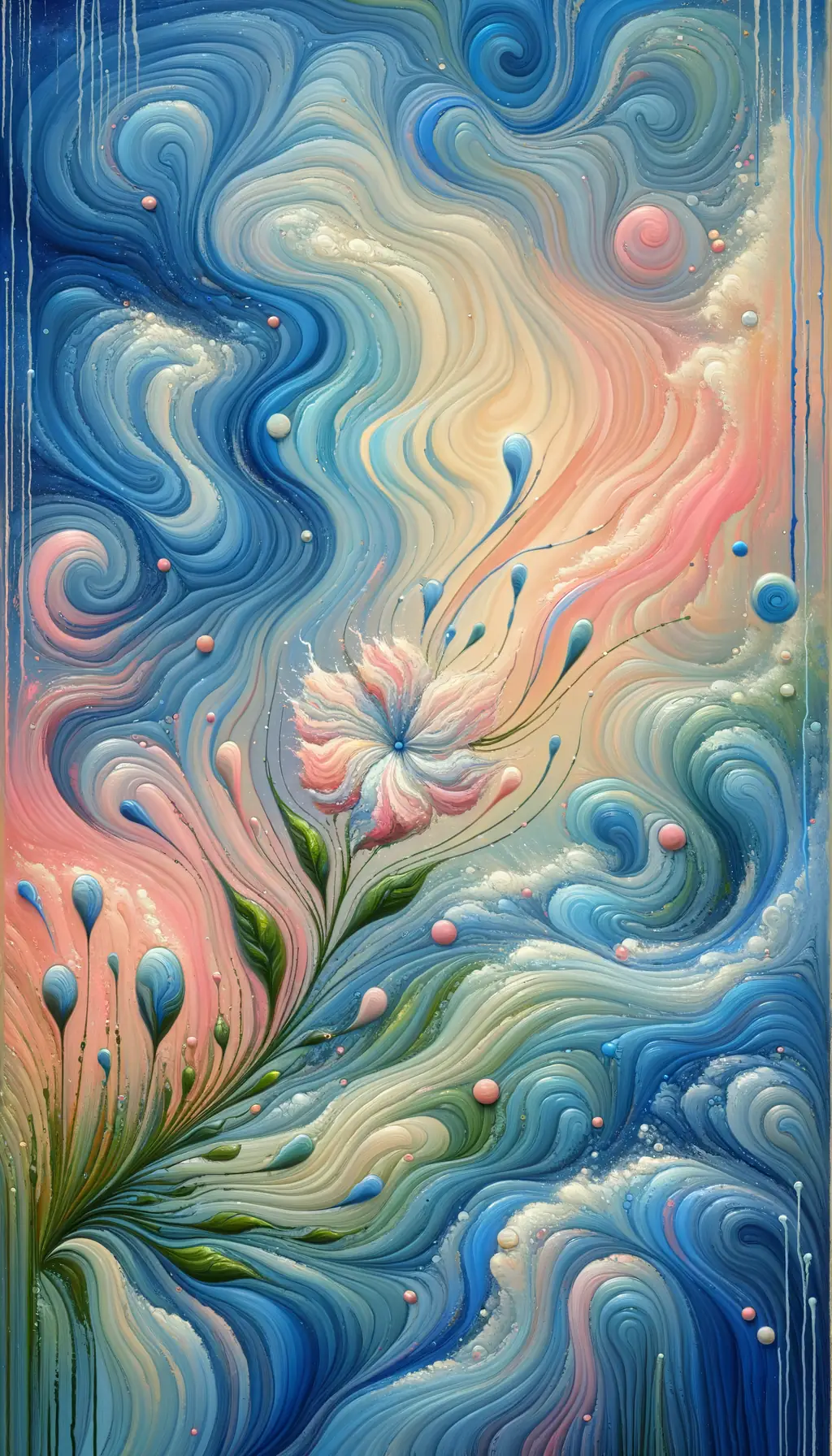 Whispers of Blossoming Serenity: A Meadow's Embrace