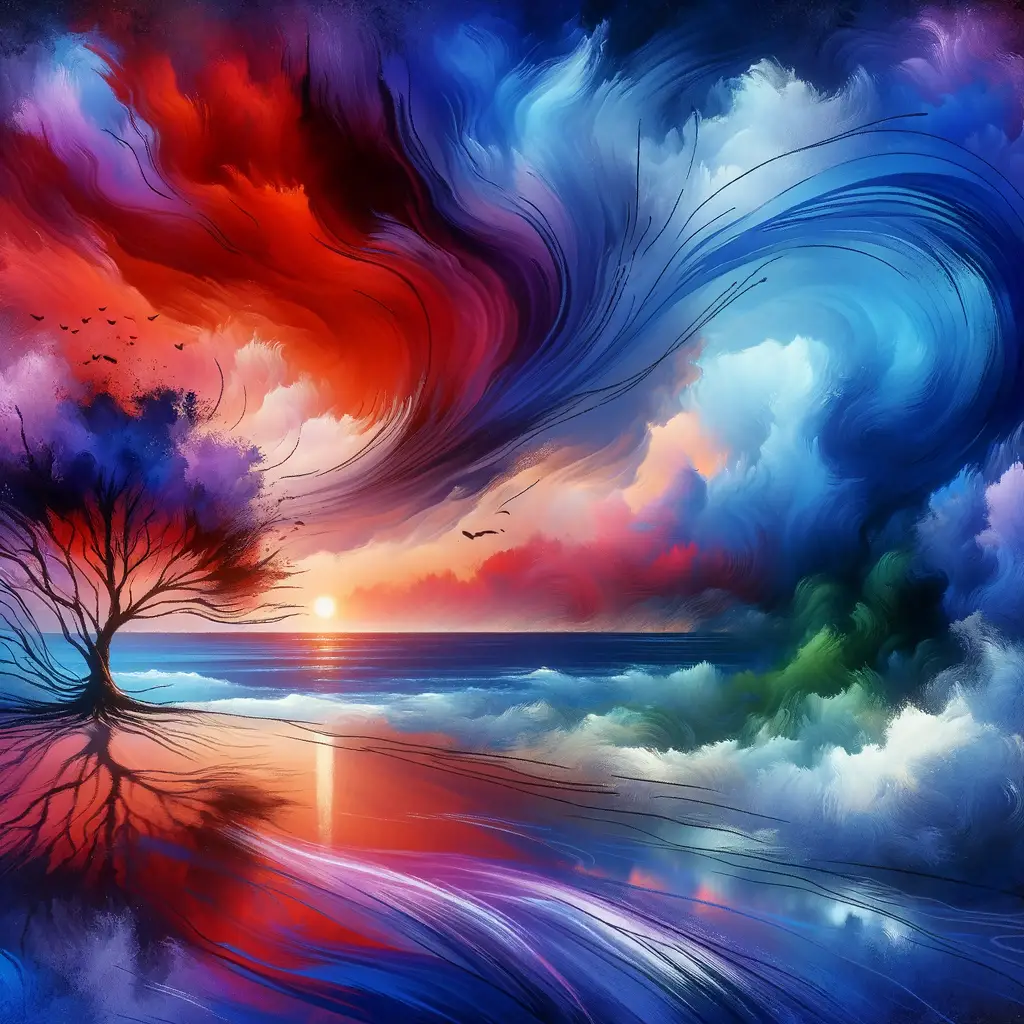 Sacred Whispers: Resilience Unveiled in Shades of Emotion