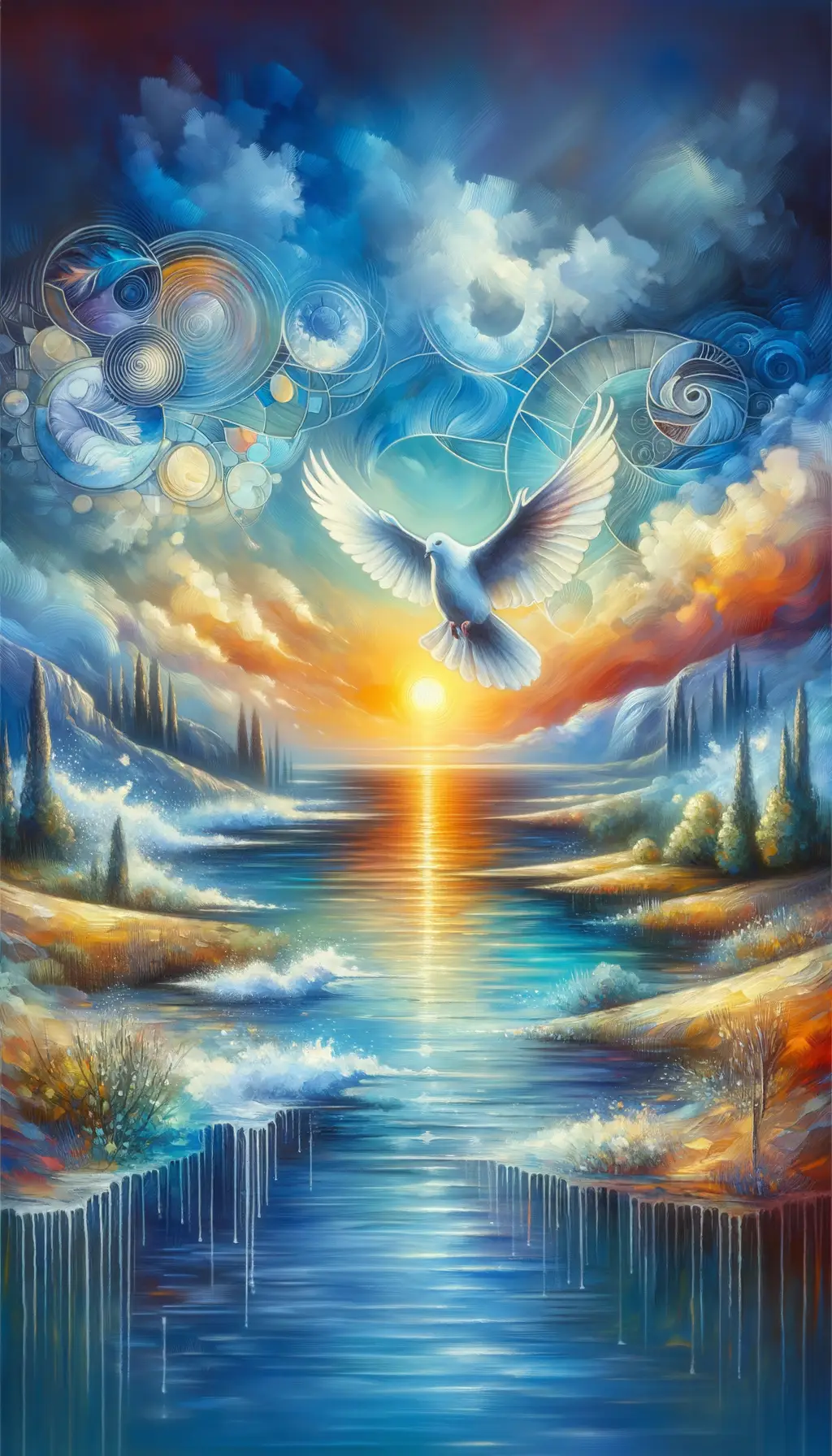 Ethereal Rebirth: The Serenity Within Depression's Embrace
