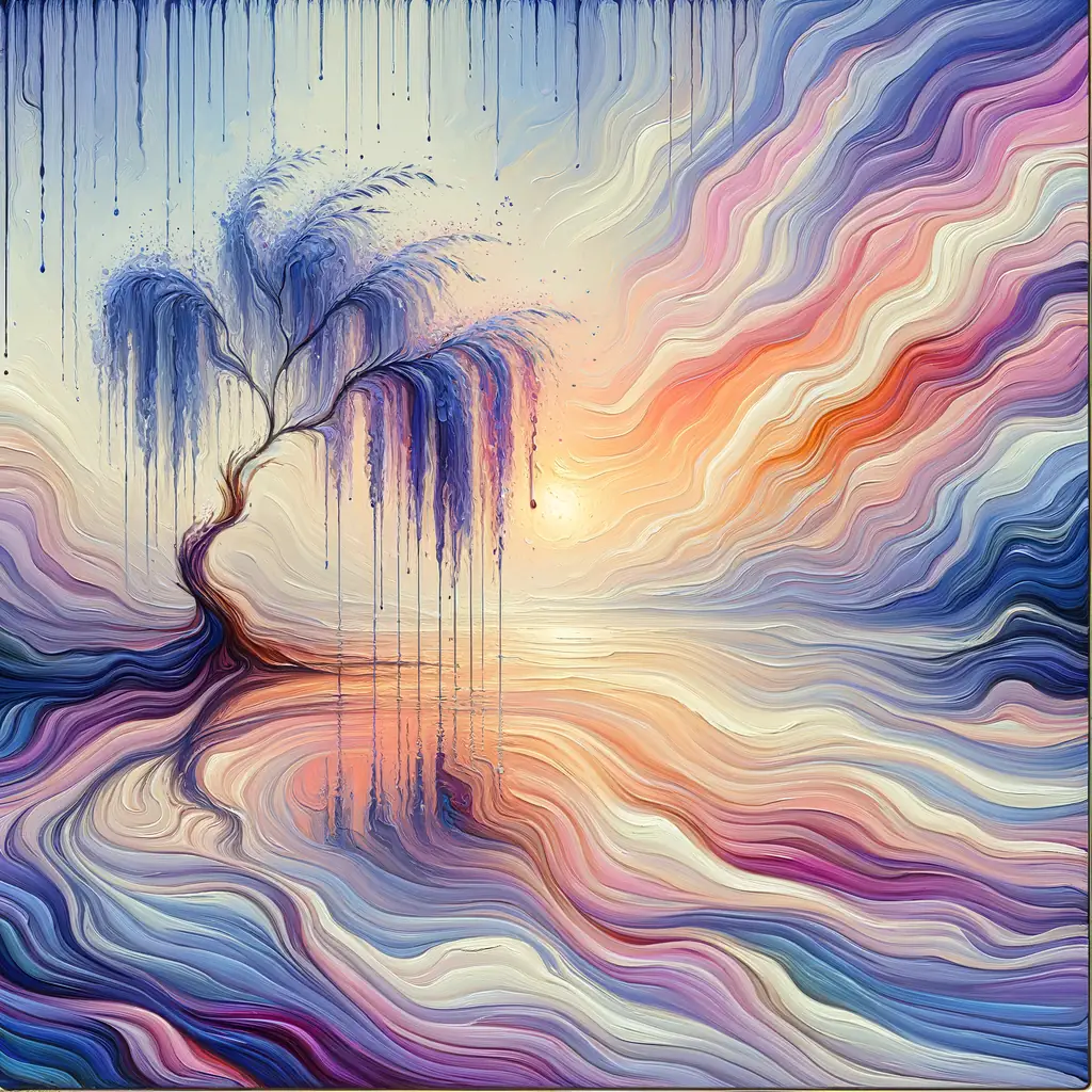 Whispers of Willow: Ocean Therapy at Sunset