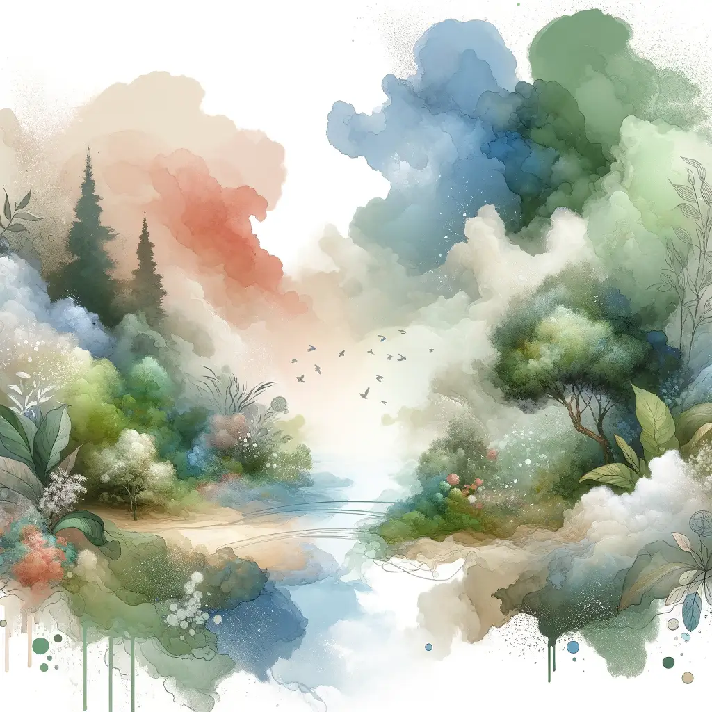 Whispers of the Rainforest: Conversations in Soft Hues