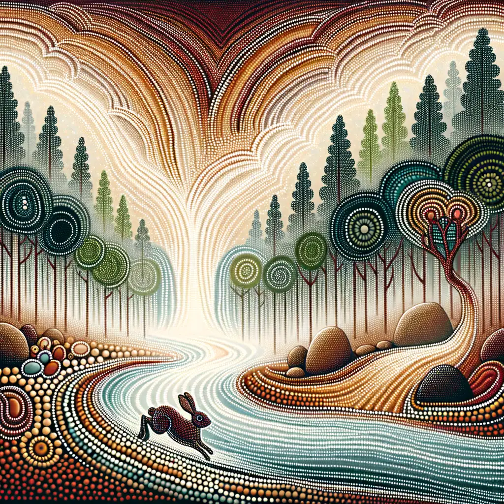 Whispers of the Forest: An Anxious Rabbit's Path to Peace