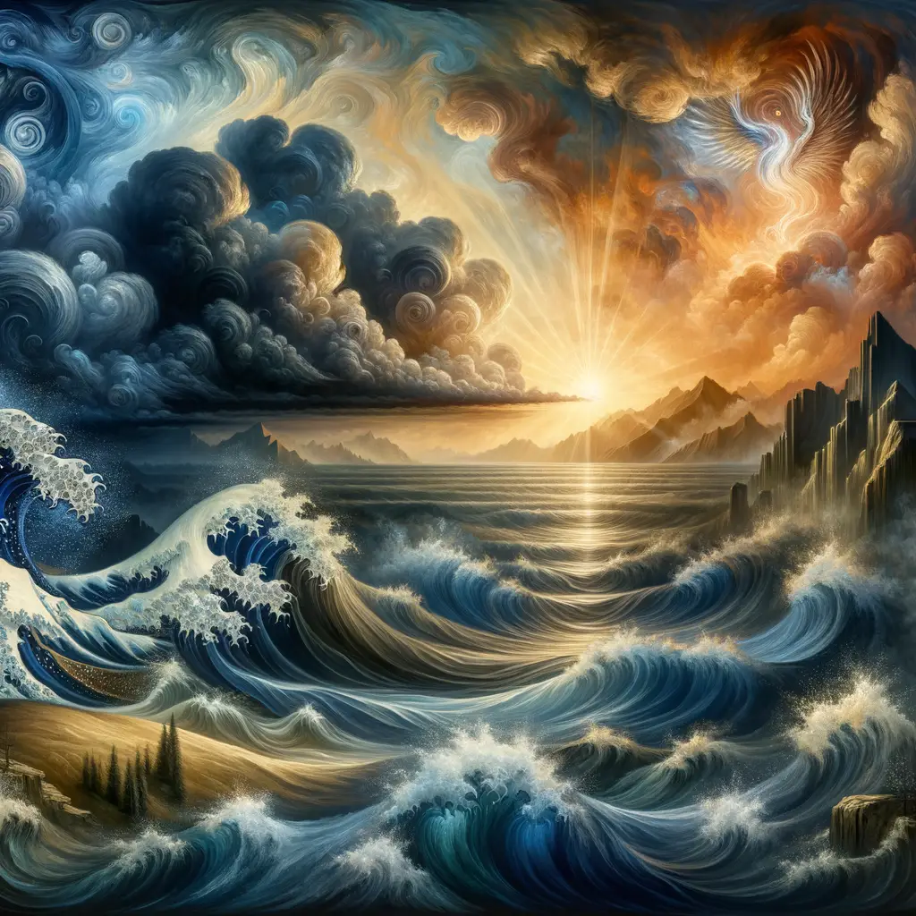 Forged from Storms: Phoenix Rising in Sunrise Symphony