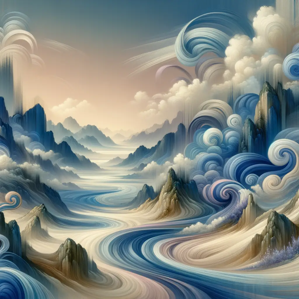 Whispers of Tranquil Waters: Harmonies of Lavender Dreams