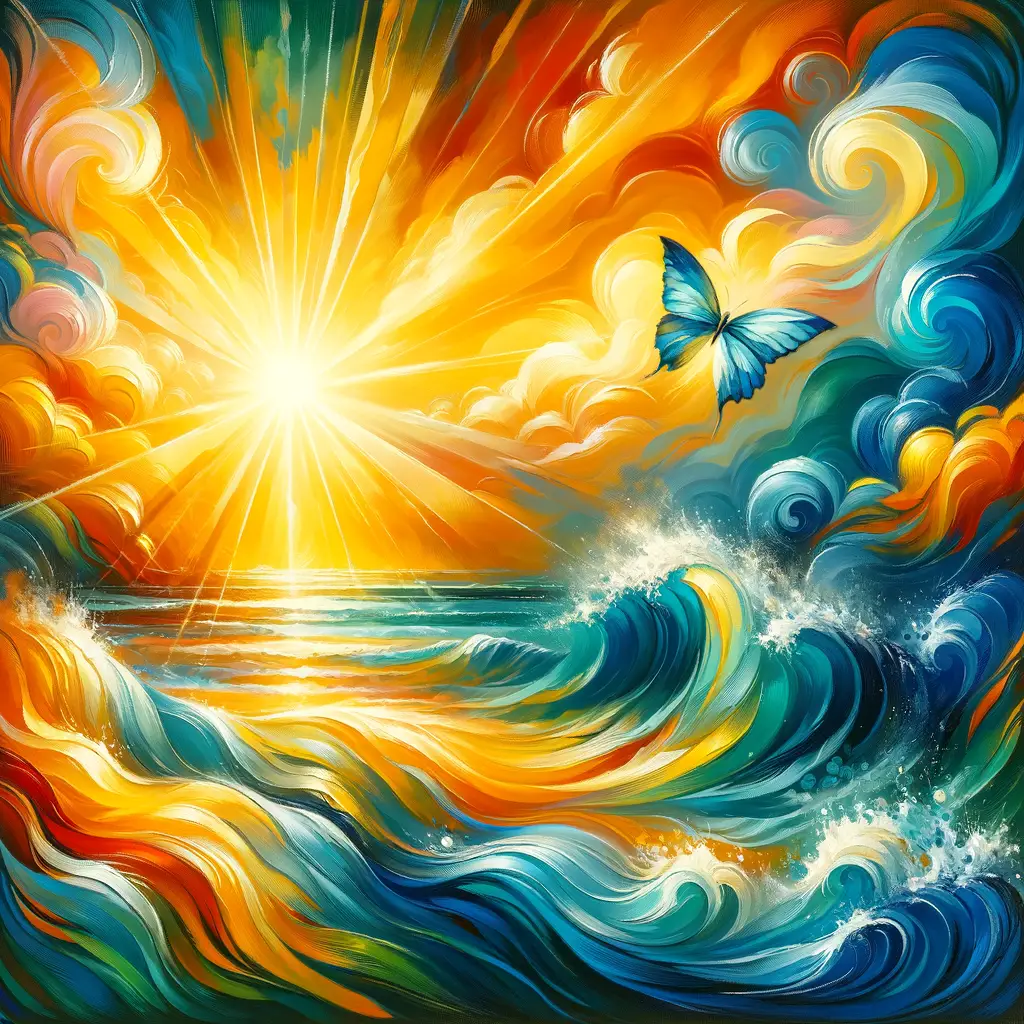 Whispers of the Golden Light: A Therapeutic Seascape
