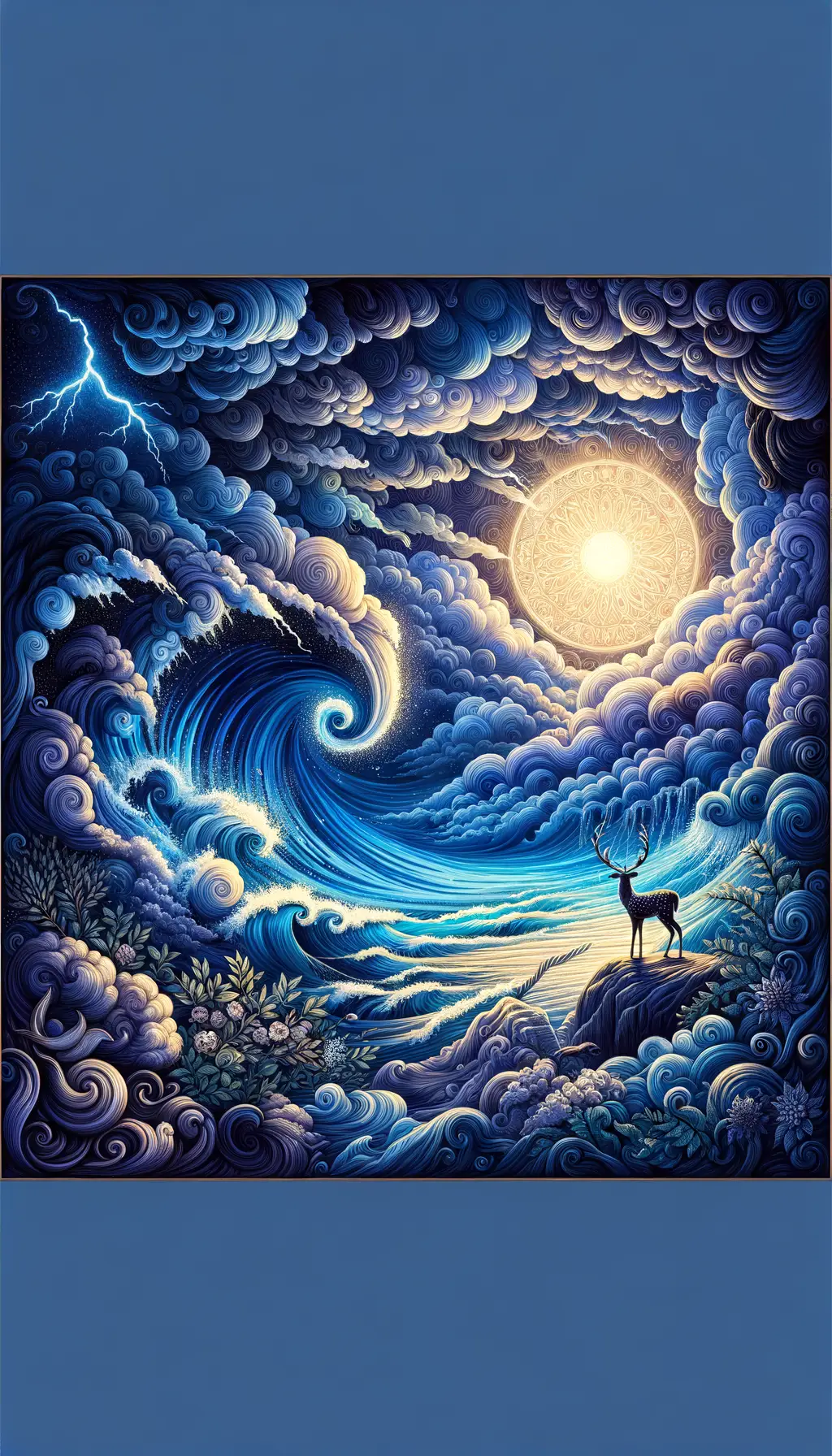 Whispers of Resilience: Serene Depths Embracing the Soul