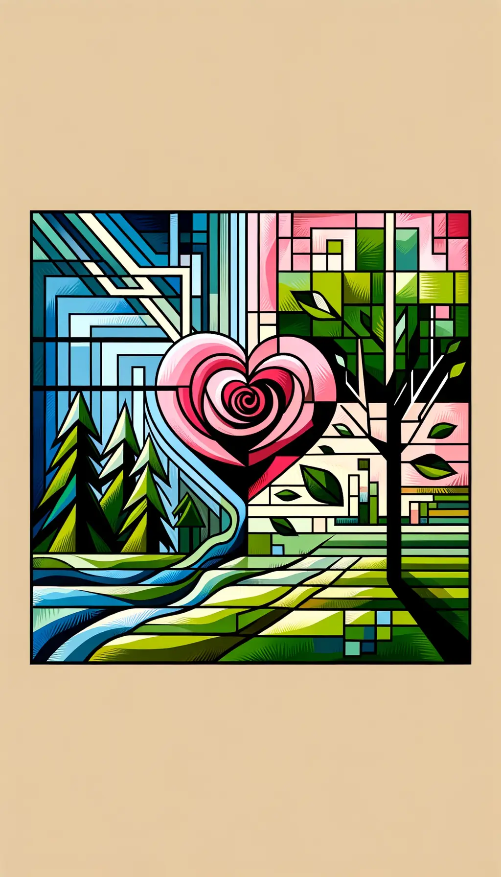 Echoes of Resilience: Bloom of a Cubist Therapy