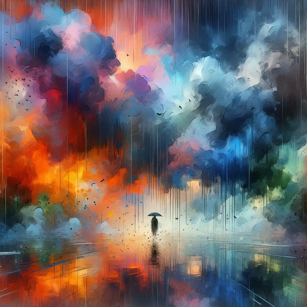 Whispers of Grey Storms: An Ode to Unraveled Emotions