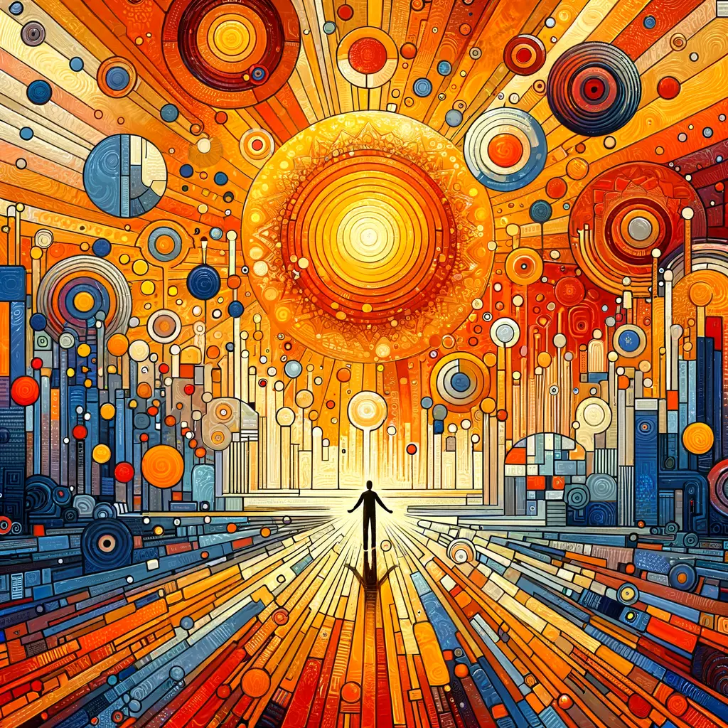 Sunlit Reverie: A Spectrum of Healing Embers