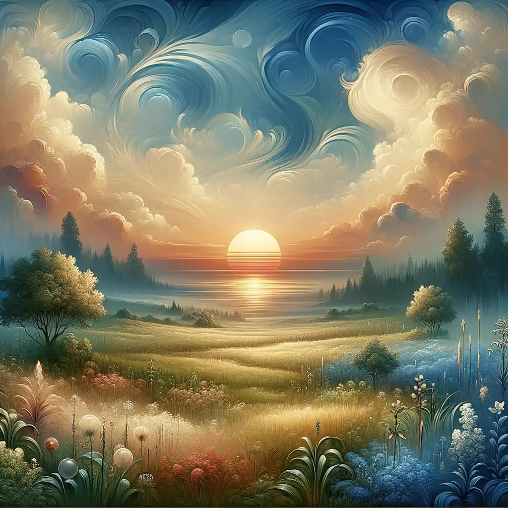 Ethereal Dawn: Symphony of Tranquility