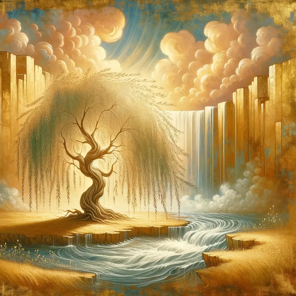 Whispers of the Willow: Transcending the Torrents of the Soul
