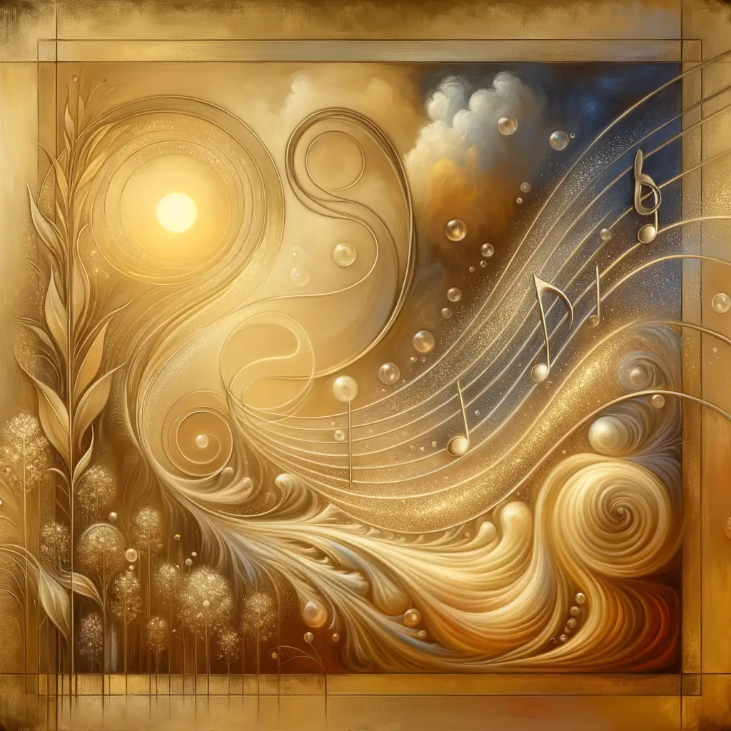 Ethereal Echoes: A Symphony of Golden Resilience