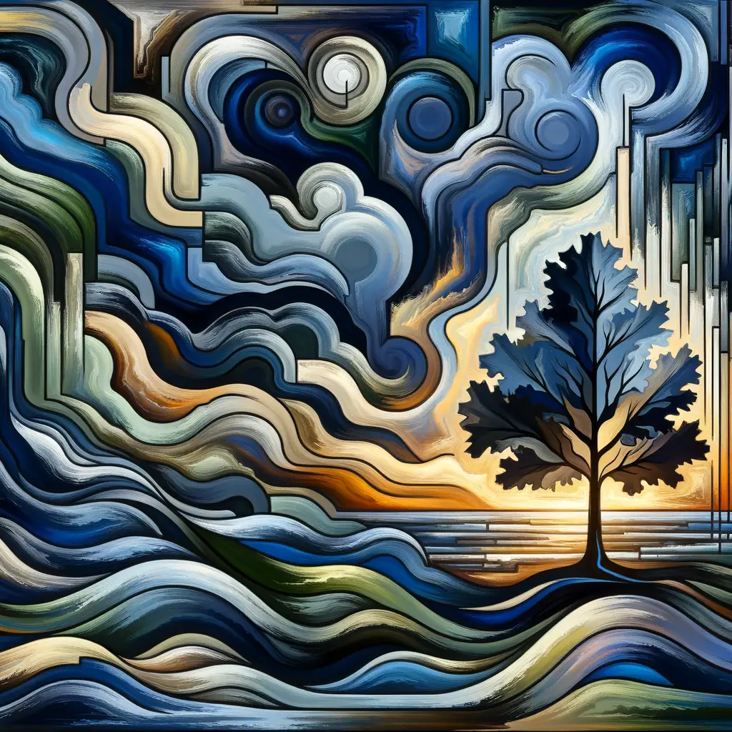 Ethereal Resilience: Echoes of Turbulence and Tranquility