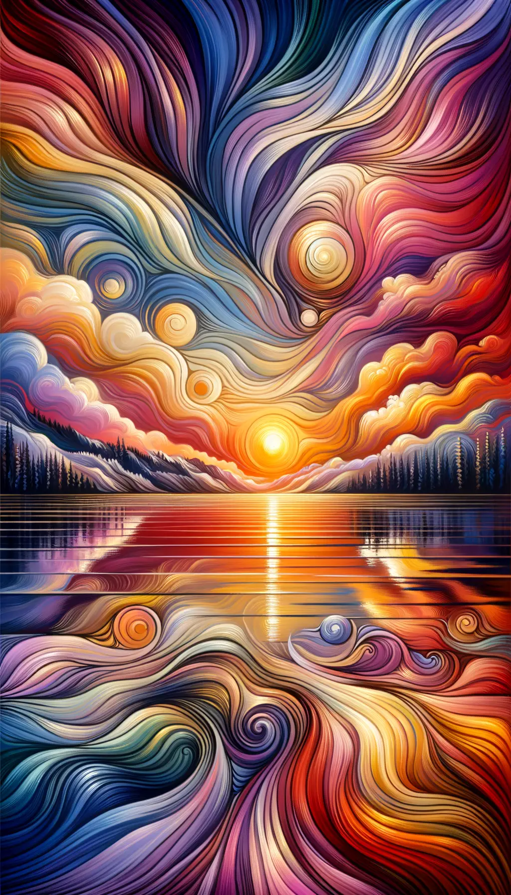 Whispers of Sunset Serenity: A Therapy Session's Soothing Symphony