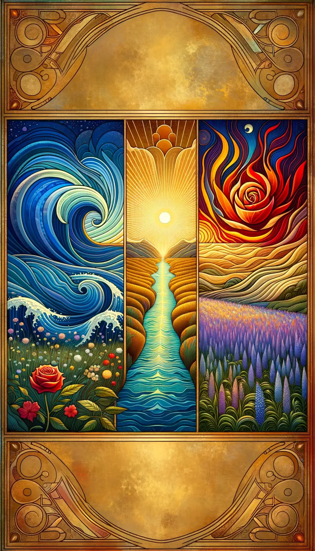River of Healing: Embers of Resilience and Dawn of Rebirth