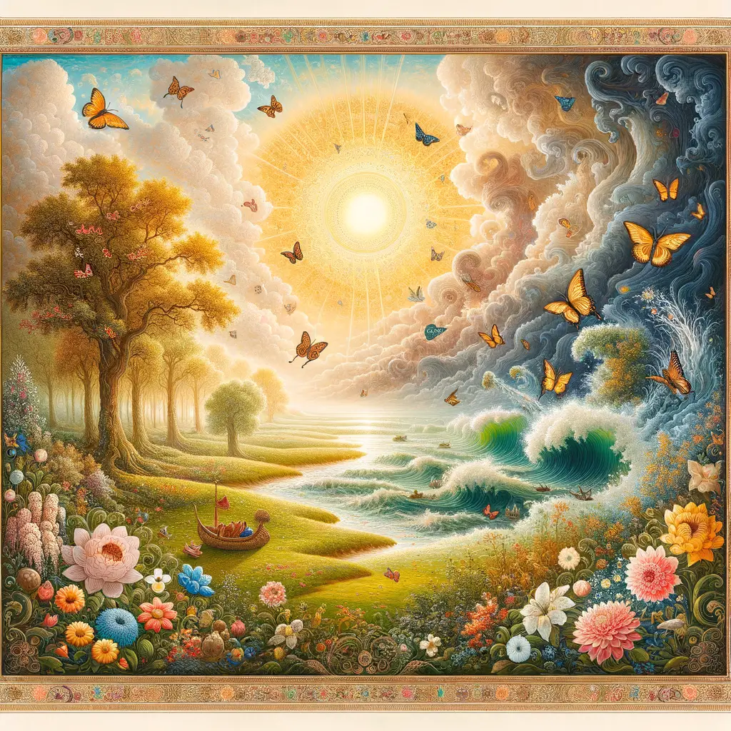Embracing Ephemeral Whispers: A Meadow's Melancholy Symphony