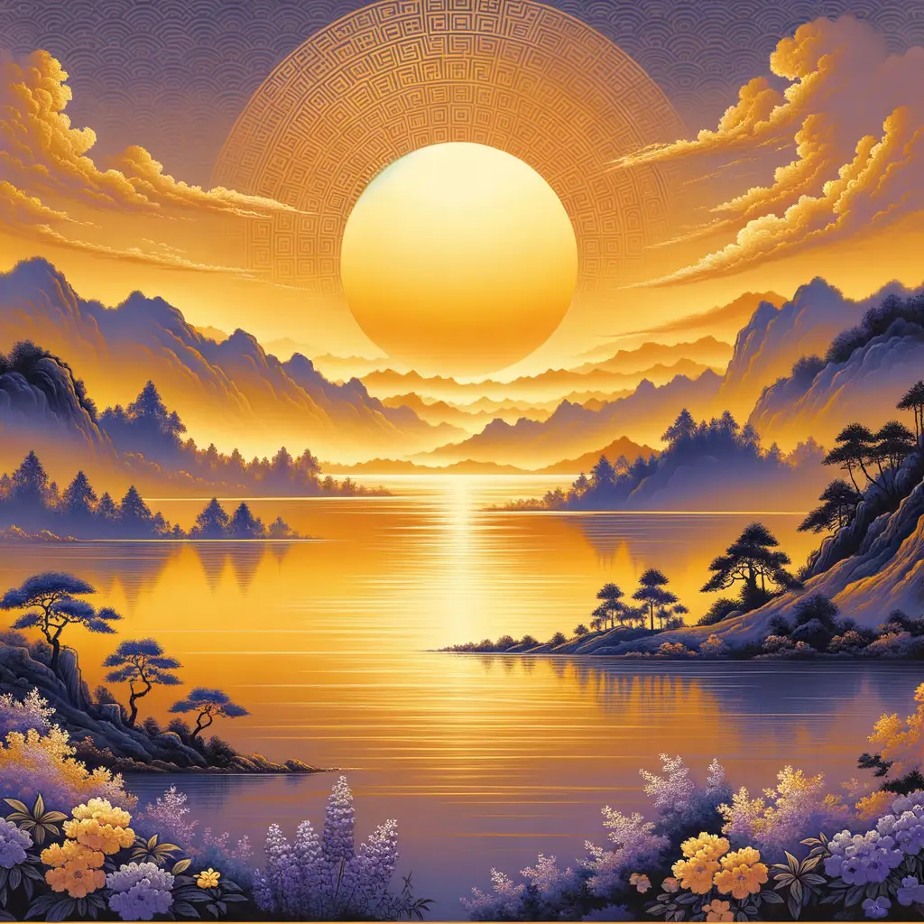 Ethereal Embrace: Lavender Hues of Tranquil Therapy