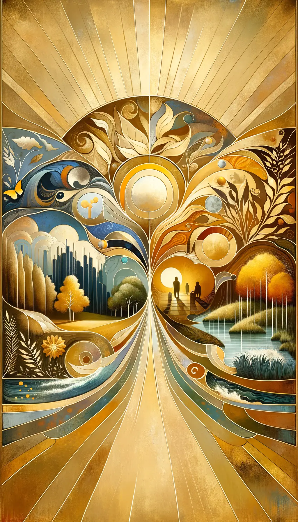 Whispers of the Golden Grove: An Ode to Woven Sorrows