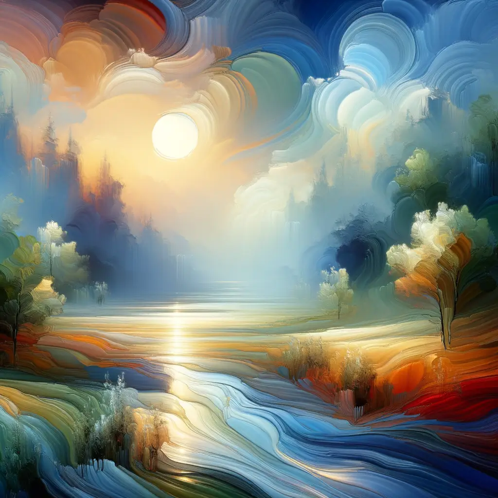 Whispers of Tranquil Meadows: Sunlit Serenity