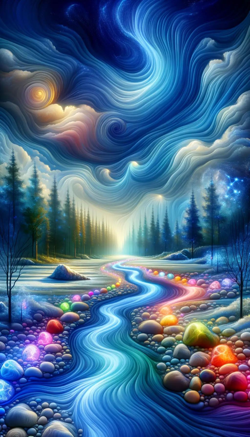 Whispers of the Silken Stream: Embracing the Depths of Solace