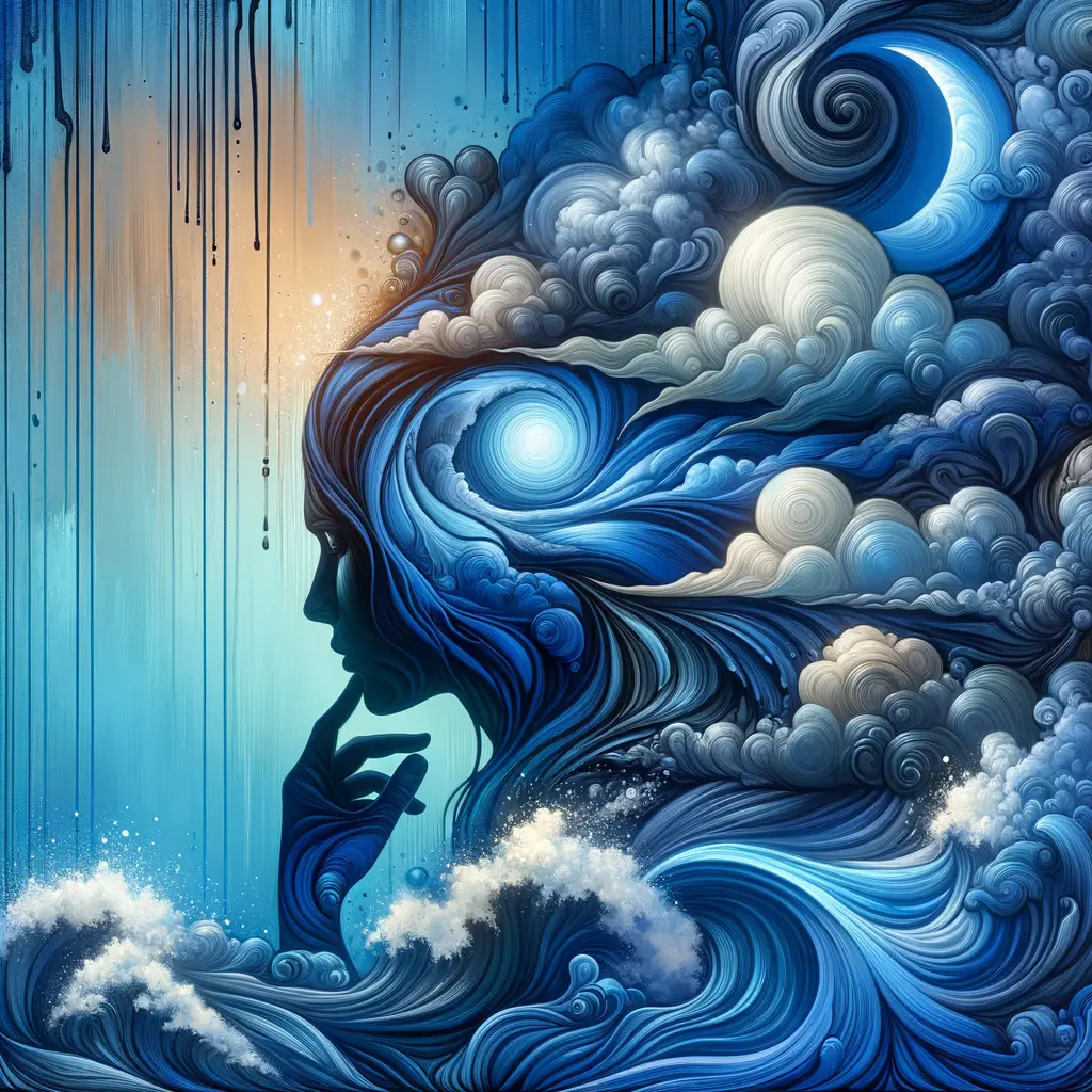 Soul Depths Unveiled: Sunlit Dreams in Ocean Blue Magic