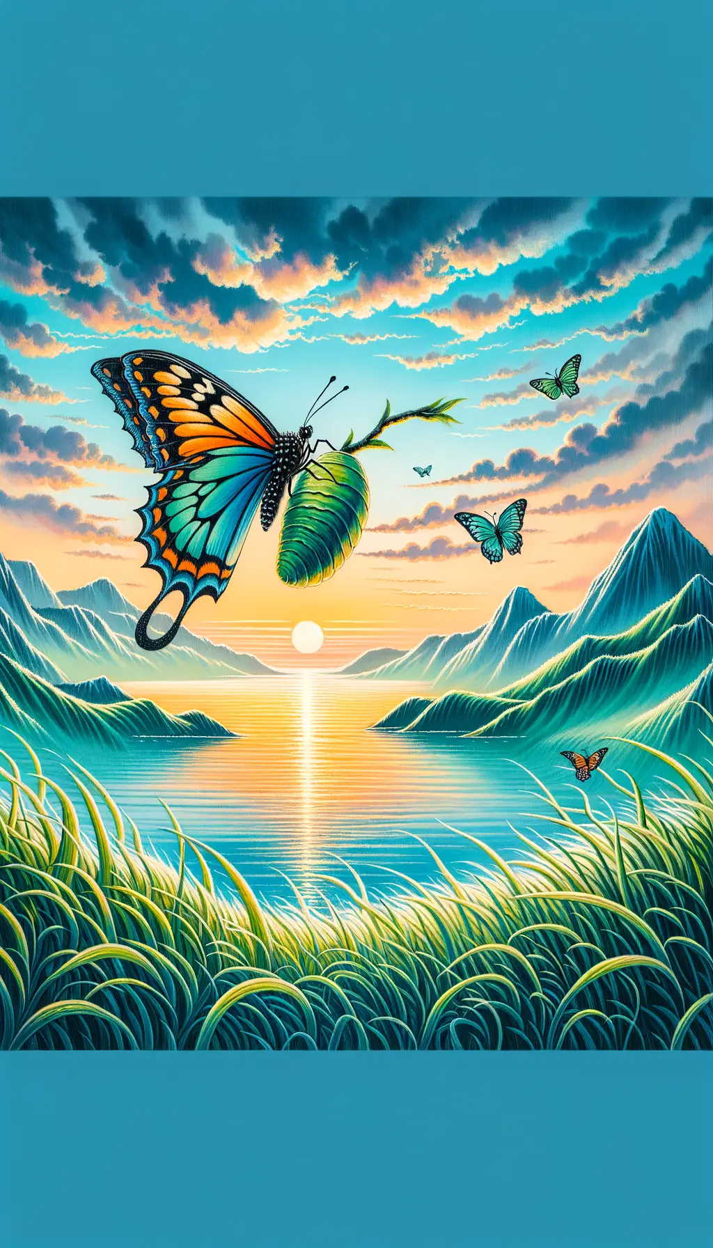 Whispers of Transformation: A Sunset's Embrace