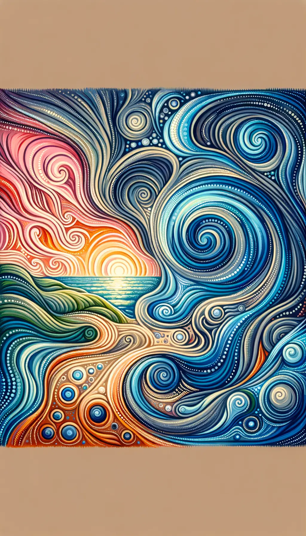 Soul's Healing Mirror: Echoes of Ocean, Whispers of Peace