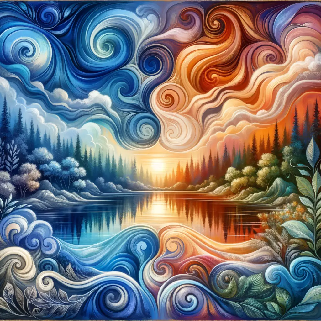 Whispers of Renewal: A Therapeutic Symphony in Azure and White