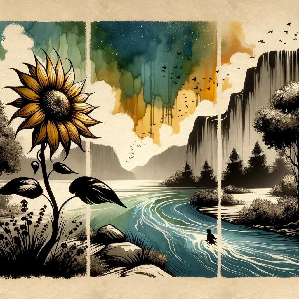 Emergence: Sunflower's Whisper Across the River of Trust
