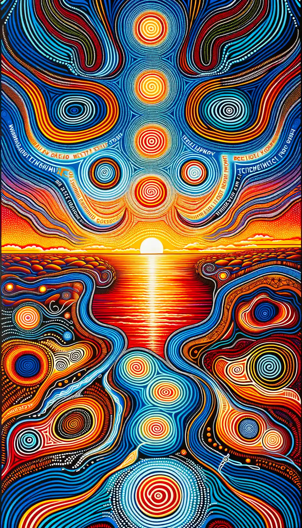 Whispers of the Embers: Serenity in the Dancing River