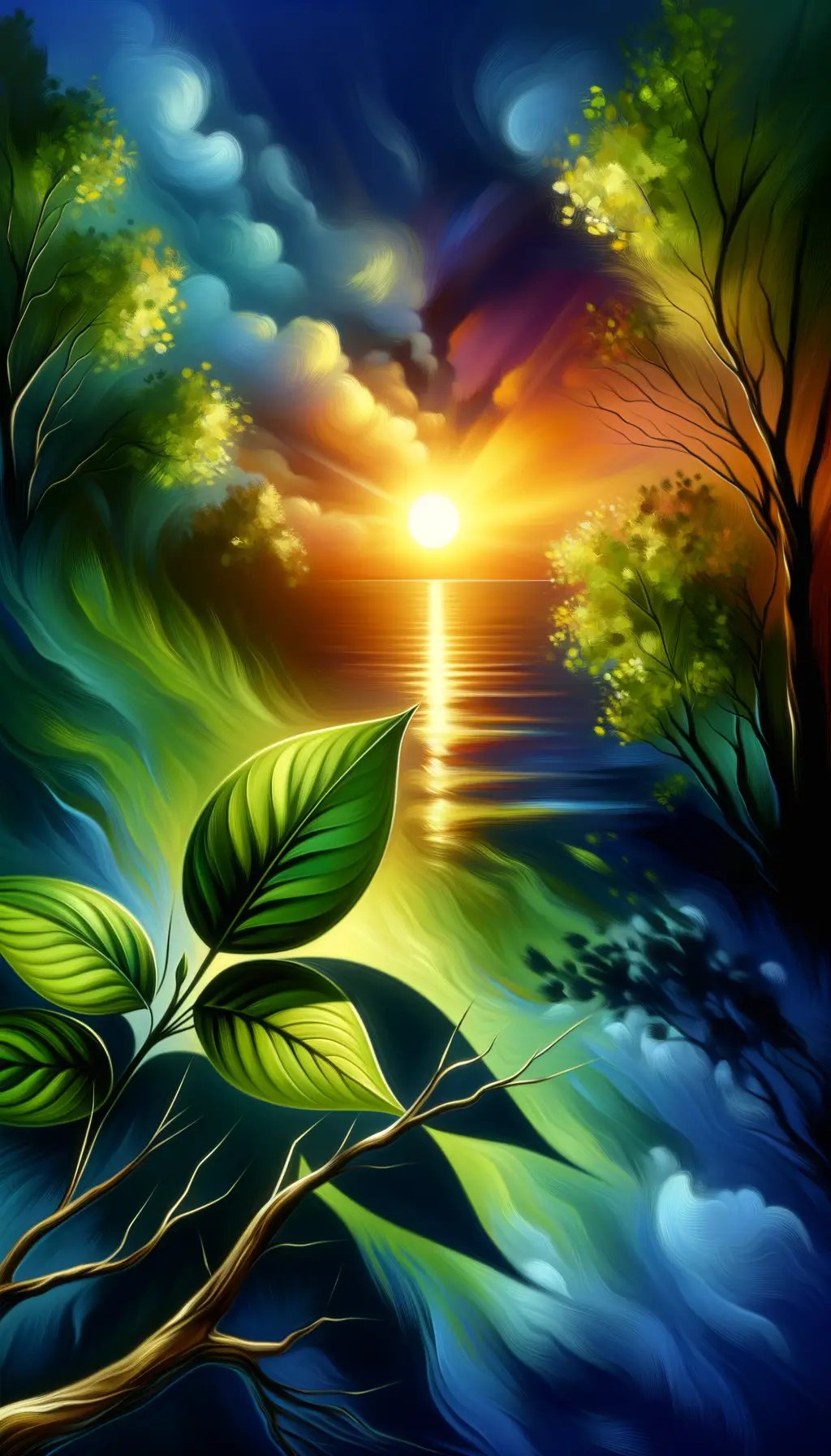 Emergence of Tranquility: The Unfolding Leaf in Therapy's Embrace
