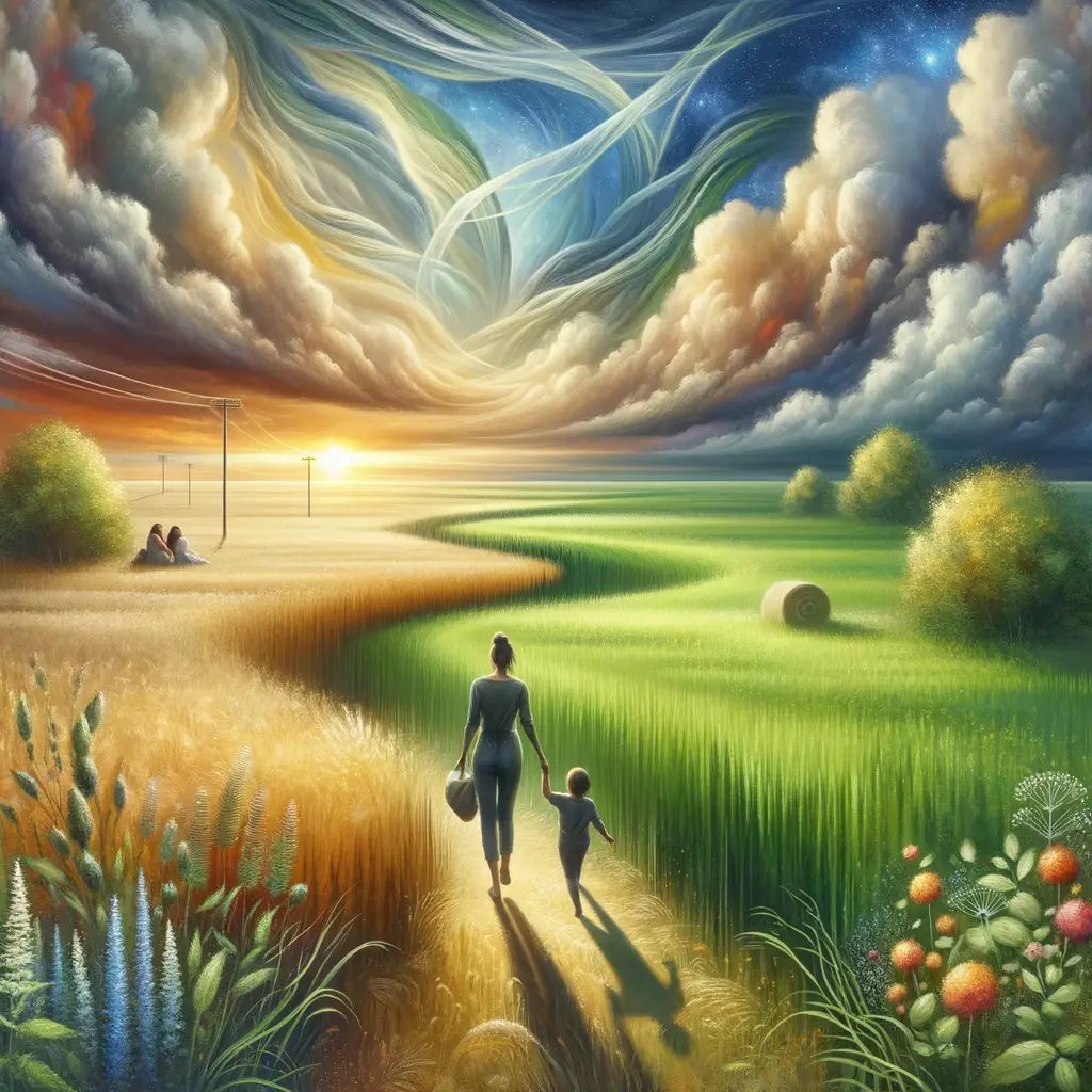 Whispers of Resilience: Embracing Renewal in the Meadow