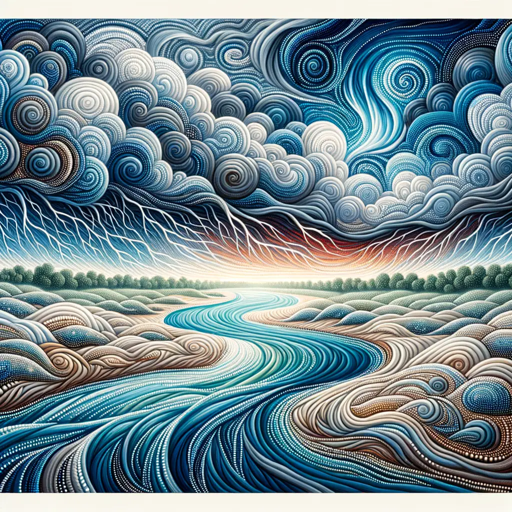 Whispers of Tranquil Waters: Healing Harmony in Dotted Sovereignty