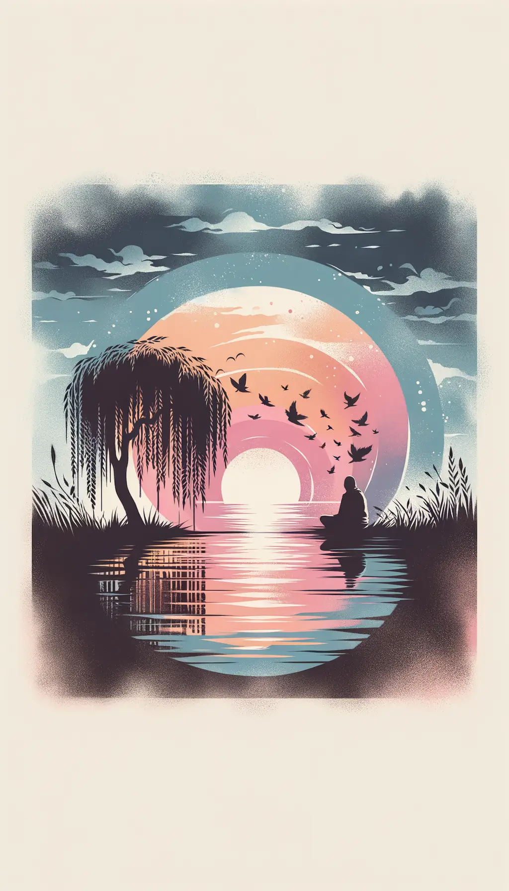 Whispers of the Willow: Harmony at Twilight