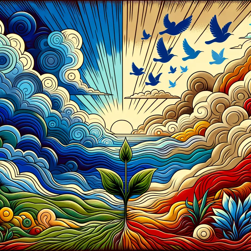 Serenade of Blooming Joy: A Pop Art Therapy Session